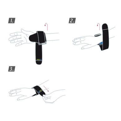 How to put on the Actimove Everyday Supports Wrist Stabilizer Carpal: slide your arm into the stabilizer and fasten the strap
How to put on the Actimove Everyday Supports Wrist Stabilizer Carpal: slide your arm into the stabilizer and fasten the strap