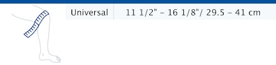 Size chart showing measurements for Actimove Sports Edition Knee Support Open Patella Adjustable
Size chart showing measurements for Actimove Sports Edition Knee Support Open Patella Adjustable