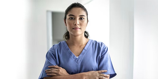 Portrait of Health Care Professional crossing her arms
