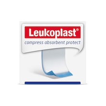Front packshot of Leukoplast compress absorbent protect