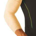 Arm wrapped in Tensoplast Elastic Adhesive Bandage