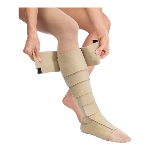 jobst farrowwrap legpiece donning