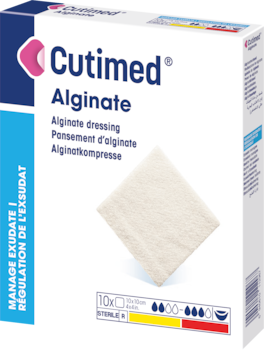 Imagen que muestra un paquete de Cutimed Alginate