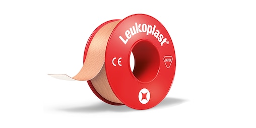 Product shot of Leukoplast red spool