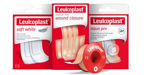 Leukoplast sebtapaszok.