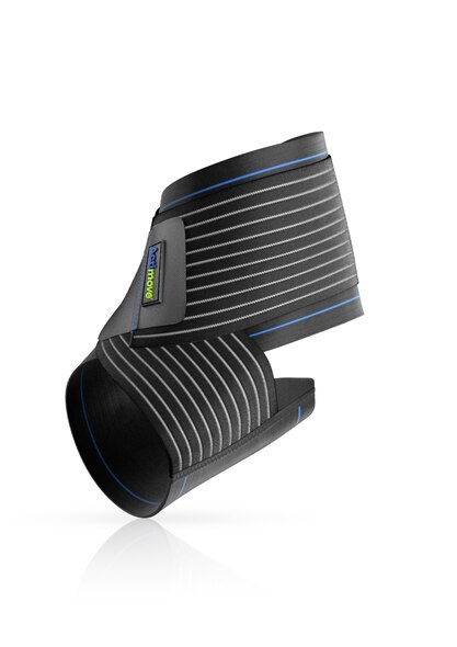 Cavigliera con fascia regolabile Actimove Sports Edition di colore nero
