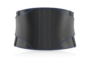 Back view of Actimove Sports Edition Back Support with 4 Stays and Adjustable Double Layer Compression
