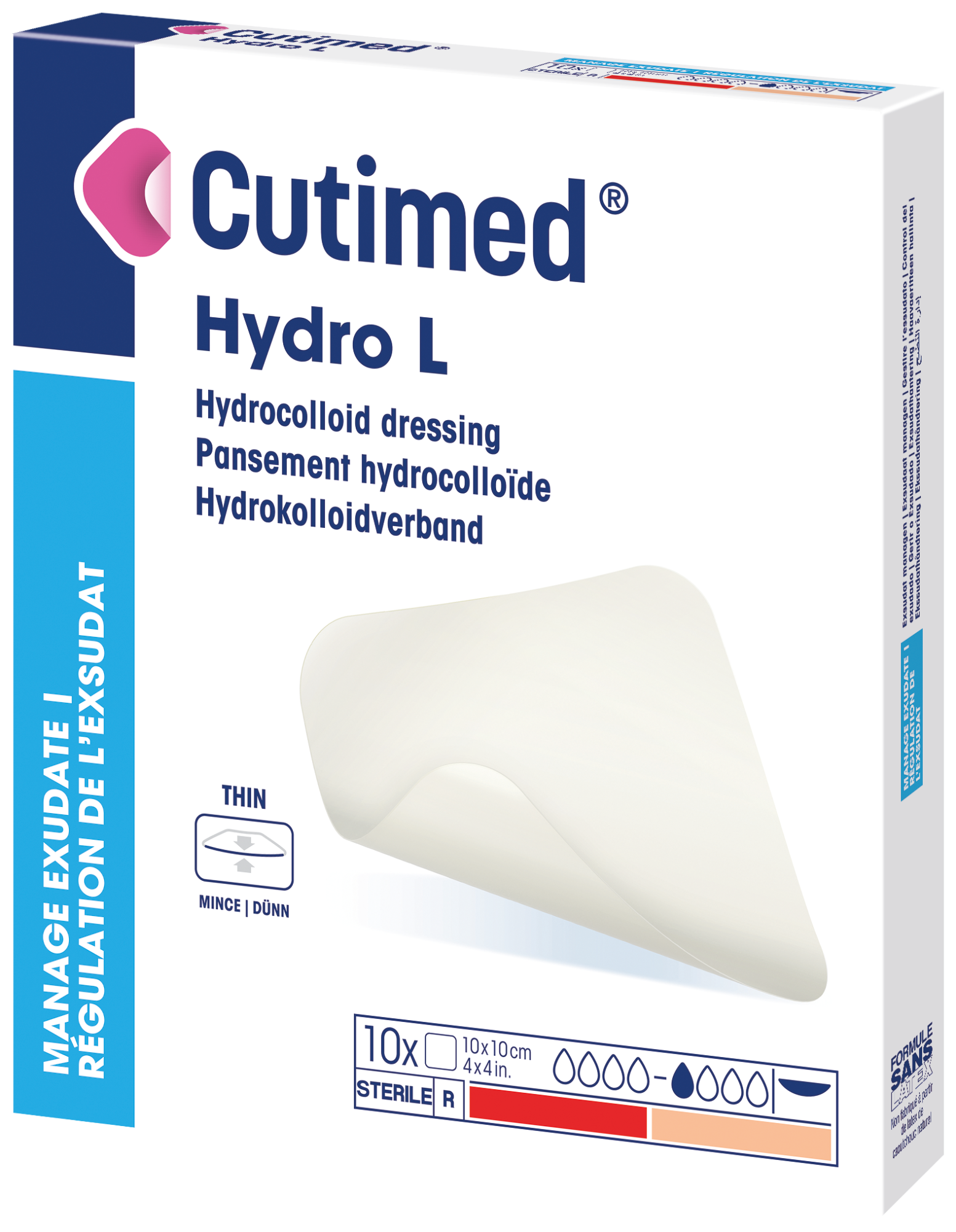 Imagen que muestra un paquete de Cutimed Hydro L