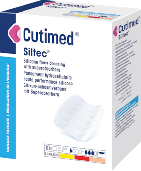 Obrázek ukazující balíček Cutimed® Siltec®