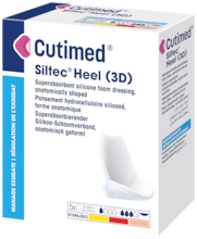 Image showing a packshot of Cutimed® Siltec® Heel (3D)