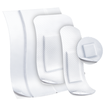 Leukoplast soft white, záběr různých výrobků