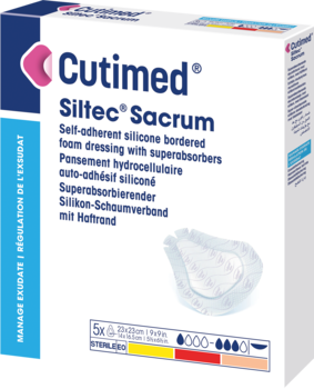 Bild som visar en packshot av Cutimed® Siltec® Sacrum