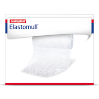 Vista frontal del paquete de Elastomull