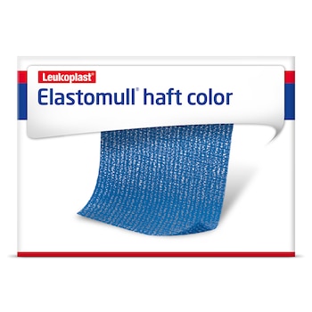 Kuva Leukoplastin Elastomull haft colorin tuotepakkauksesta