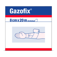 Förpackningsbild framifrån av Gazofix från Leukoplast