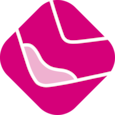 Symbol of an elbow with a wound dressing to visualize anatomic fit