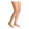 Person wearing a grey JOBST Confidence knee-high closed toe beige leg compression garment. 