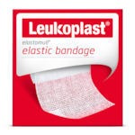 Vista frontale della confezione di Leukoplast Elastomull