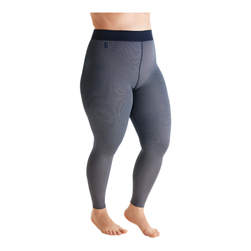 Person wearing a grey JOBST Confidence compression garment. 