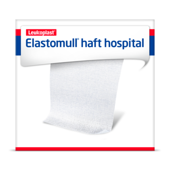 Foto der Vorderseite der Verpackung von Leukoplast haft hospital von Leukoplast