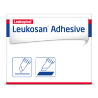 Imagem frontal de embalagem de Leukosan Adhesive da Leukoplast
