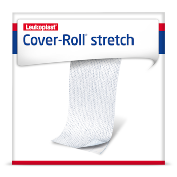Záběr přední strany balení Cover-Roll stretch od společnosti Leukoplast