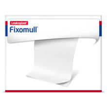 Foto der Vorderseite der Verpackung von Fixomull von Leukoplast