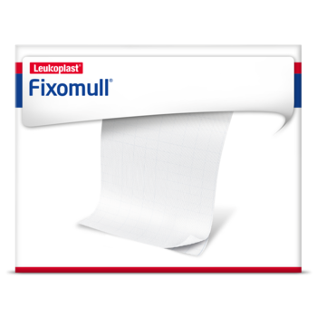 Förpackningsbild framifrån av Fixomull från Leukoplast