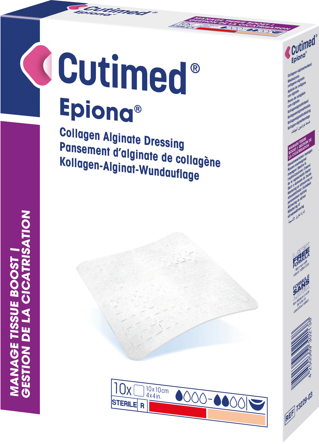 Bilde som viser et pakningsbilde av Cutimed® Epiona®
