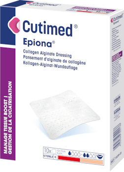 Imagen que muestra un paquete de Cutimed Epiona