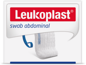Leukoplast hasi törlő, fehér – termékfotó szemből