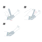 How to put on the Actimove Everyday Supports Elbow Support with Pressure Pads and Strap: pull the support up your arm and close the strap