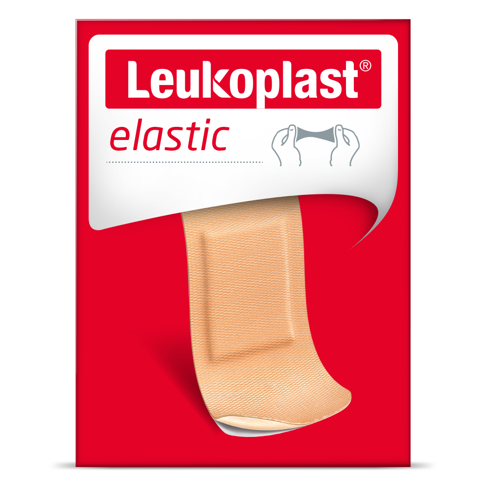 Leukoplast Elastic Fabric Adhesive Latex Free Bandages Patch 1.5 x 2 — HV  Supply