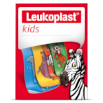 Kuva Leukoplast kids -tuotepaketin etuosasta