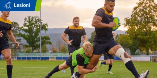 Calciatori con una fascia elastica Actimove