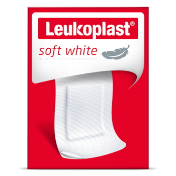 Packshot en vue de face de Leukoplast soft white