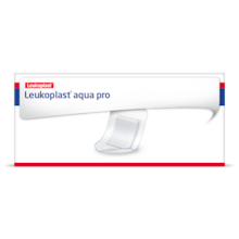 Imagem da frente da embalagem de Leukoplast Aqua Pro