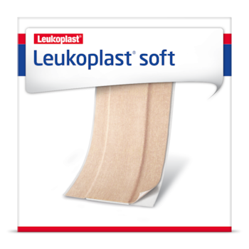 Pakkebillede forside af Leukoplast soft