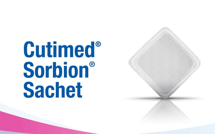 This video shows how Cutimed Sorbion Sachet can be used with catheters, drainages, etc. And how it can help manage wounds with moderate-to-excessive exudate levels. 