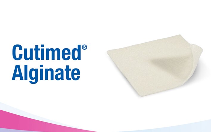 This video shows how Cutimed Alginate can be used to manage moderately to highly exuding wounds and is suitable for use under compression bandages.