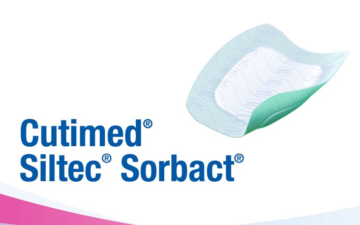 Este vídeo muestra cómo puede usarse Cutimed Siltec Sorbact B para controlar heridas superficiales, tanto limpias como infectadas, con exudado de moderado a alto.