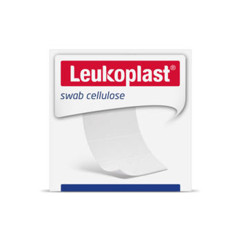 Front packshot of Leukoplast swab cellulose