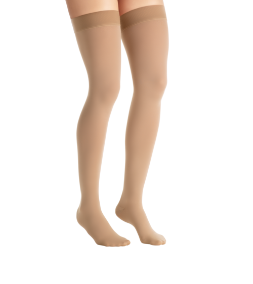 jobst opaque th caramel closed toe