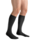 Close-up side view of a person 
wearing JOBST for men ambition Knee High Closed Toe Dark Grey