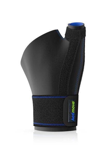 Actimove Sports Edition Thumb Stabilizer with Extra Stays in black
