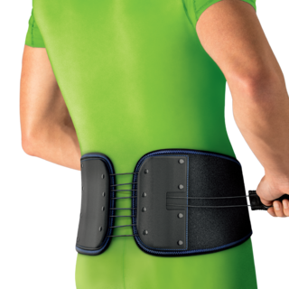 Actimove Sports Edition Back Stabilizer with Pressure Pads and SMART Easy-Closing-Pulley-System on model