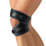 Actimove Sports Edition Adjustable Dual Knee Strap on knee
