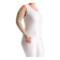 Female in a white bodysuit wearing a JOBST Bella Lite beige arm compression sleeve.