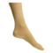 Close-up of left leg wearing JOBST Bellavar knee-high compression socks.