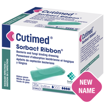 Image showing a packshot of Cutimed Sorbact Ribbon